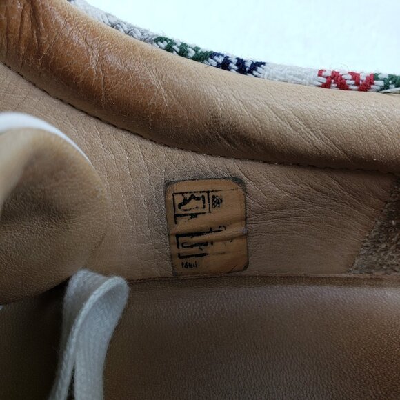 Taft Classic Striped Sneaker Mens 9 Multicolor Lace Up Casual Shoe Portugal - Picture 14 of 14